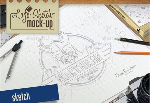 Logo Sketch Mockup