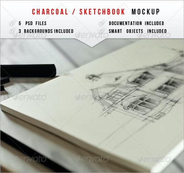 Sketch & Charcoal Mockup