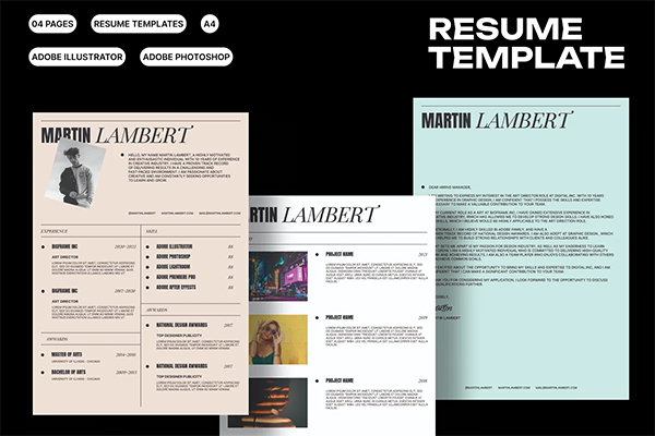 Creative Resume Template KIT