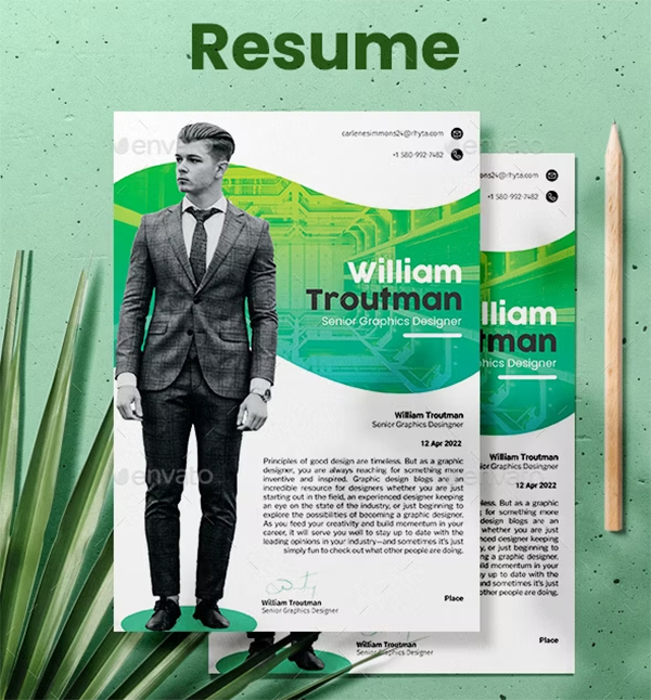 Senior Graphic Designer CV Resume