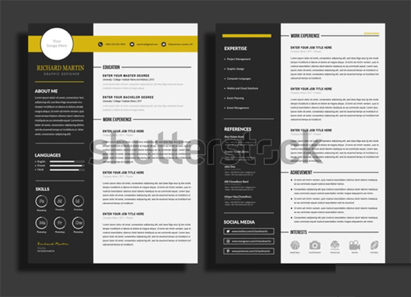 Resume and CV Templates