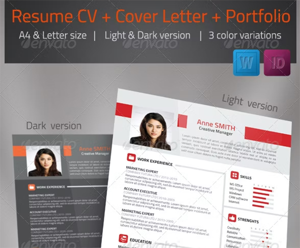Resume Employment indesign Template