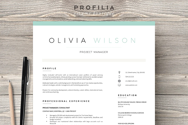 Word Resume & Cover Letter Templates