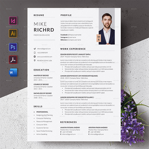 Resume CV Template Designs
