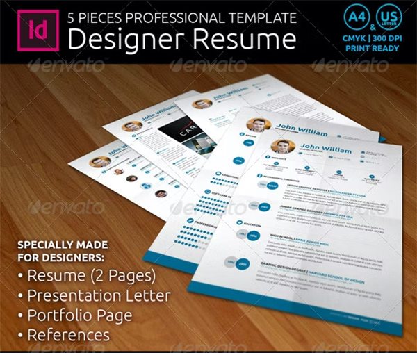 Designer Resume CV Template