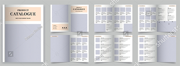 Modern Cosmetics Products Catalogue Design