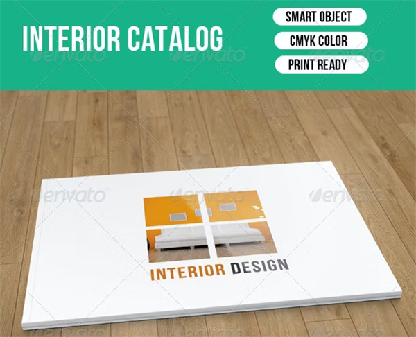 Editable Interior Catalog PSD Template