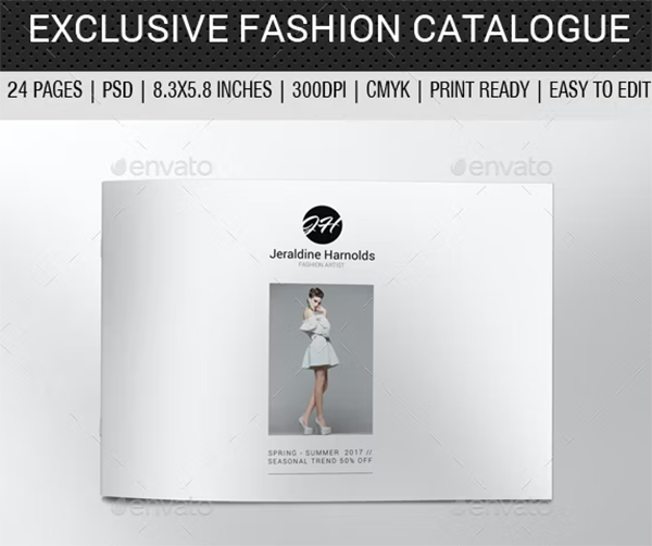Exclusive Fashion Catalogue Template