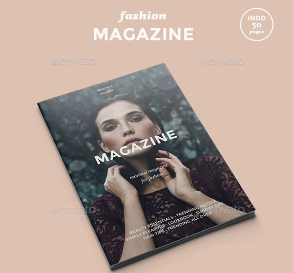 Fashion Magazine Template Design