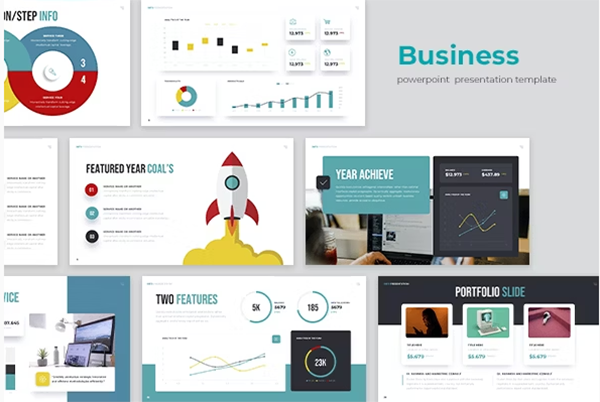 Infographic and Dashboard Presentation Template