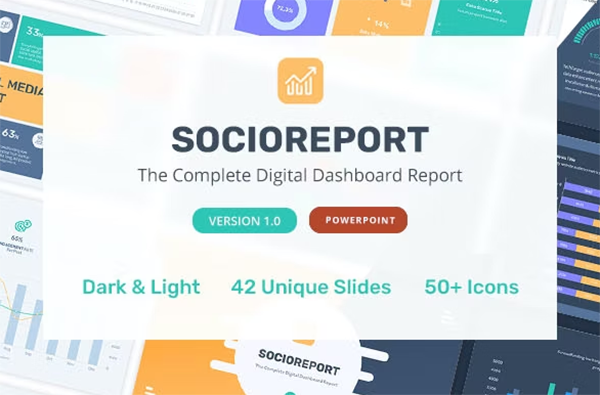 SocioReport Dashboard Powerpoint Report