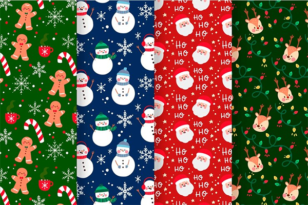 Free Beautiful Christmas PSD Patterns
