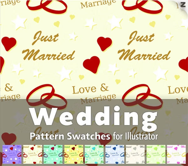 Wedding Pattern Swatches
