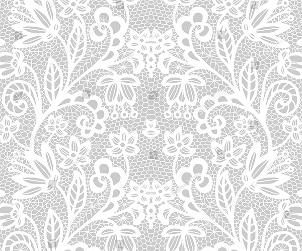 Wedding White lace seamless pattern Template