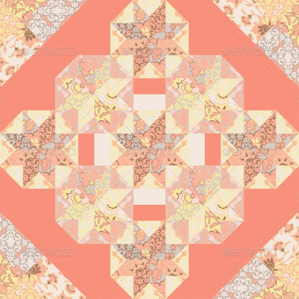 Quilt Abstract Seamless Pattern Template