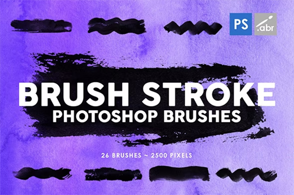 Brush Stroke Photoshop Brushes Template