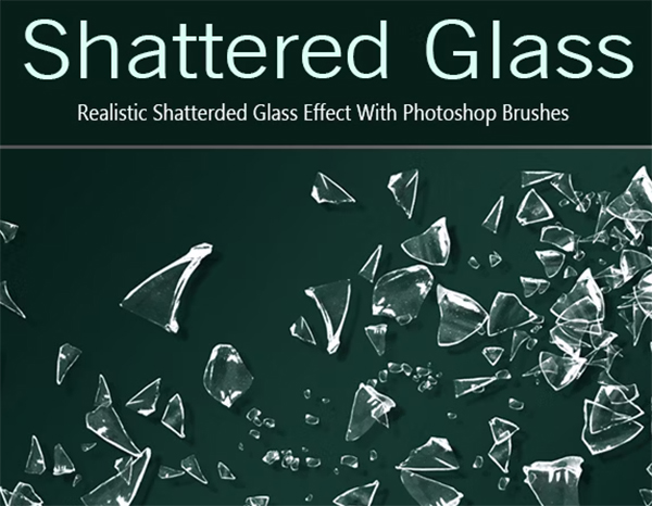 35 Shattered Glass PS Brushes Full Pack