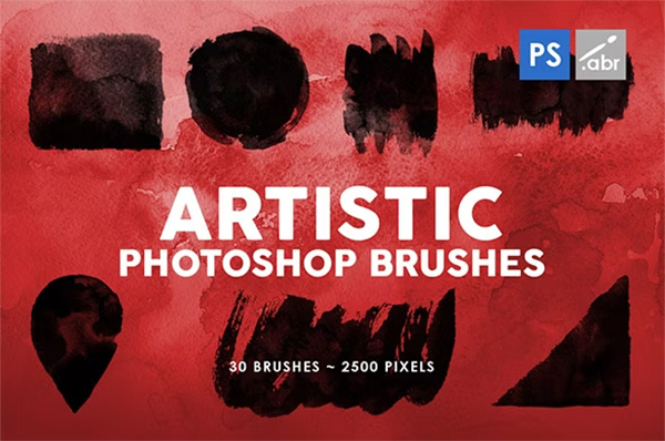 Artistic Photoshop Stamp Brushes