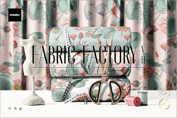 Fabric Factory v.11 Mockup Bundle