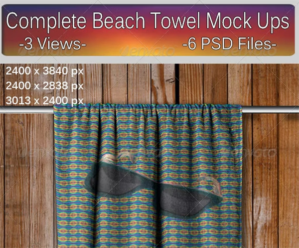 Complete Beach Towel MockUps