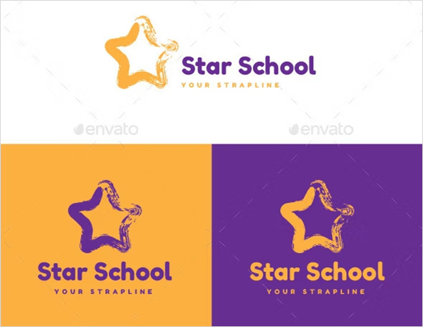 Star School Logo Templates