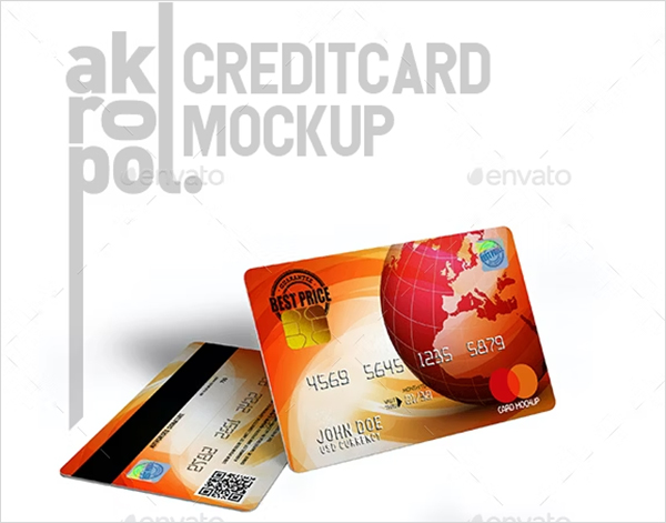Credit Cards Mockup PSD