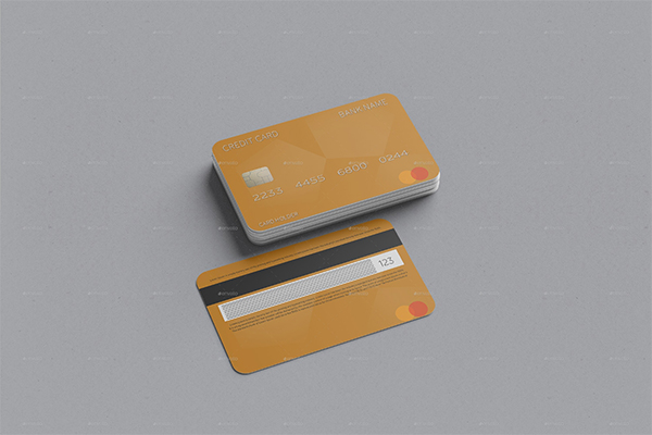 Credit Card Mockup Design