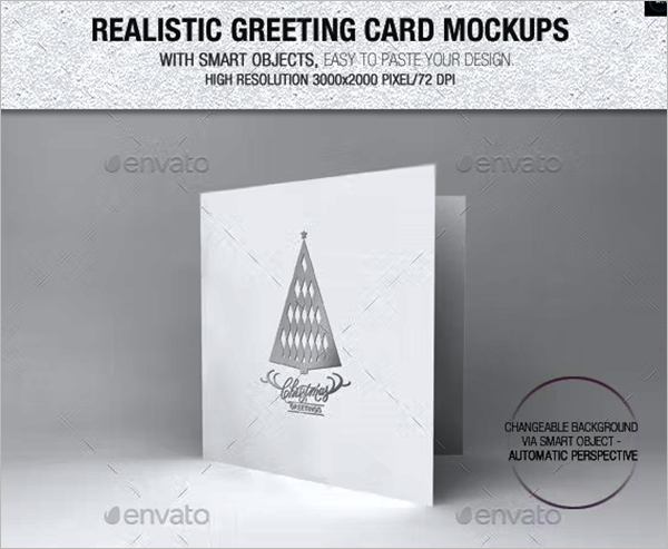 Realistic Greeting Card Mockups