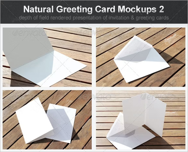 Natural Greeting Card Mockups
