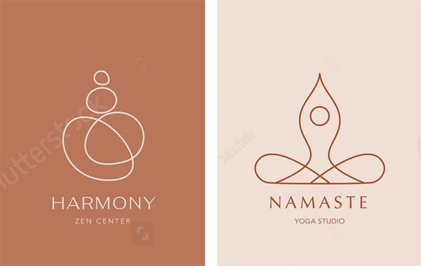 Yoga Vector Logo Templates