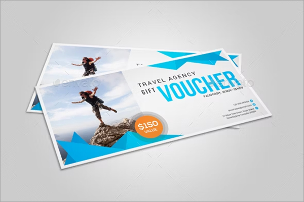 Travel Agency Gift Voucher Adobe CS4 Template