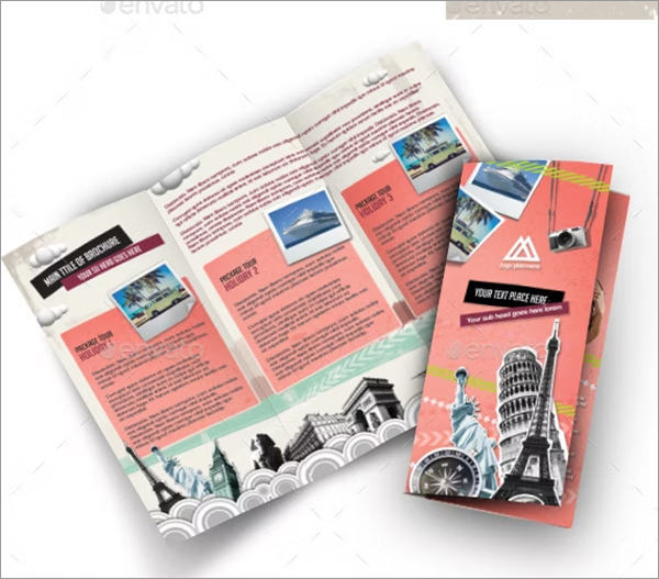 Retro Style Brochure for Travel Company