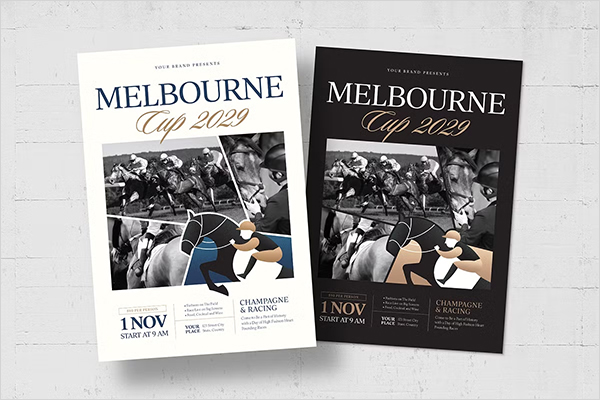 Horse Racing Flyer Template