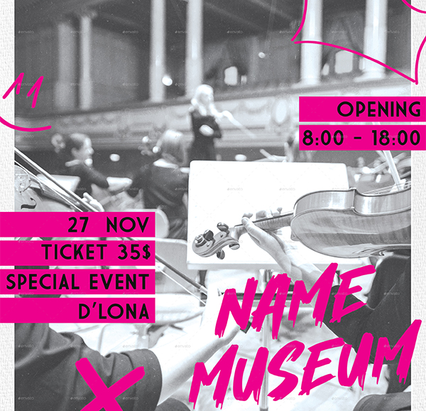 Music Night Party Flyer Template