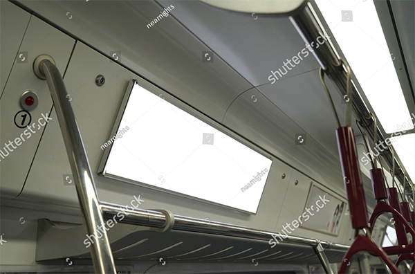 Subway Scenery and Advertising Mockup