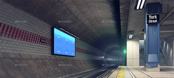 Subway Station Mockups