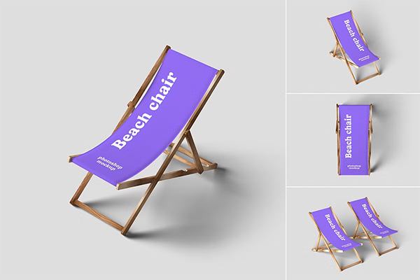 Beach Chair Advertising Mockups