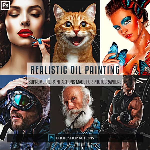 Realistic Painting Pro Actions