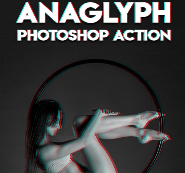 3D Anaglyph Photoshop Action