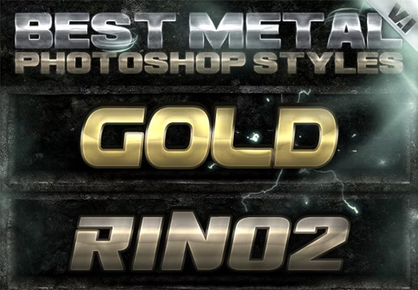 Metal Photoshop Styles