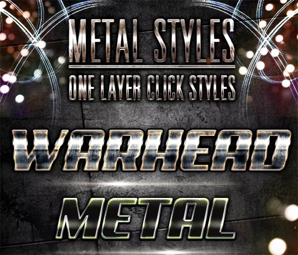 Metal Photoshop Style Templates