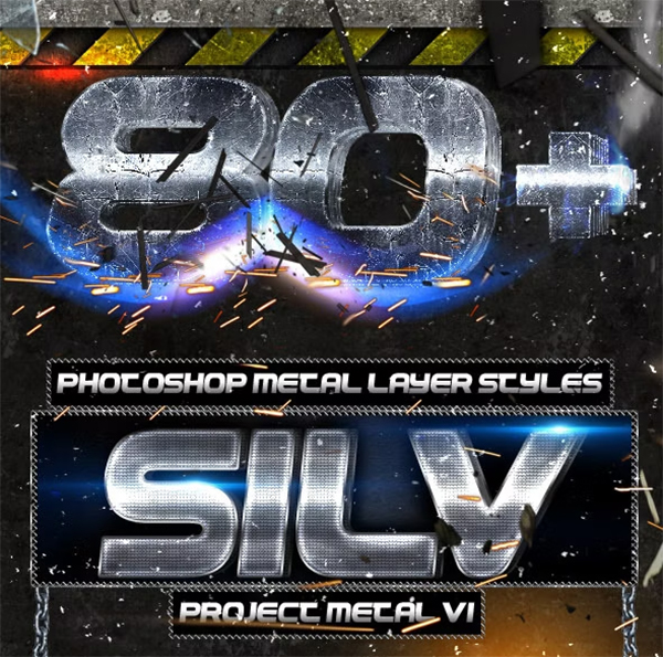 Project Metal Photoshop Text Styles