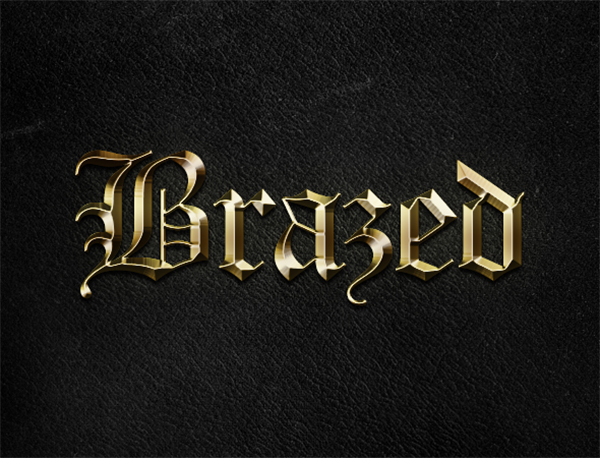 Metallic 3D Photoshop Text Effect Styles Set