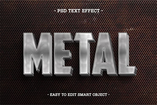 Free PSD Metal Photoshop Styles