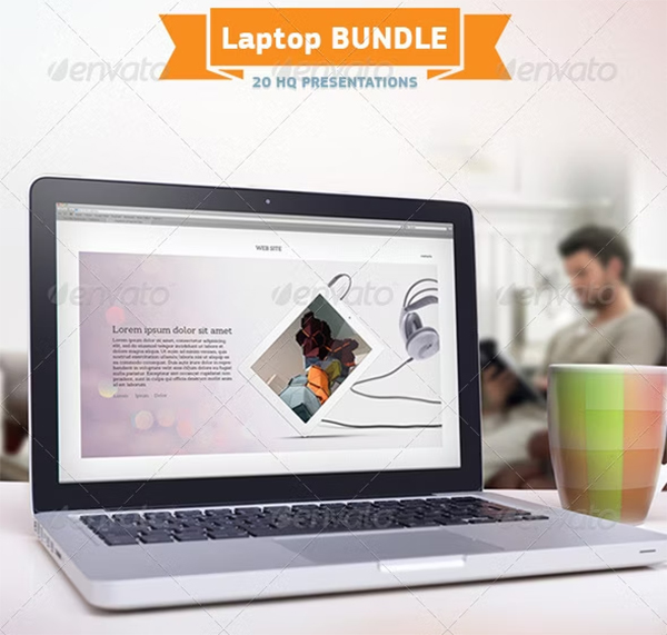 Laptop Screen Mockup Bundle