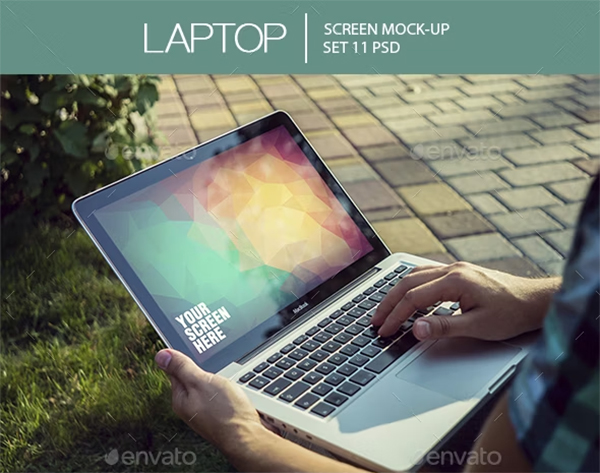 Laptop Screen Mockup Design