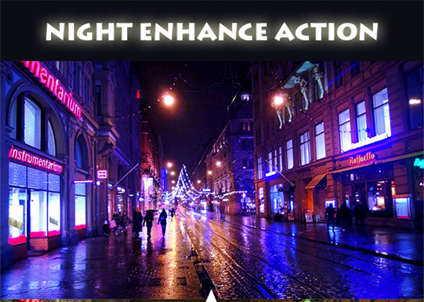 Night Enhance Photoshop Action Night Enhance Photoshop Action
