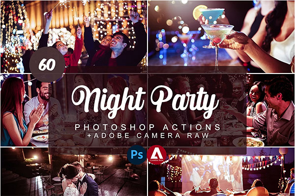 Night Party Photoshop Actions Night Party Photoshop Actions