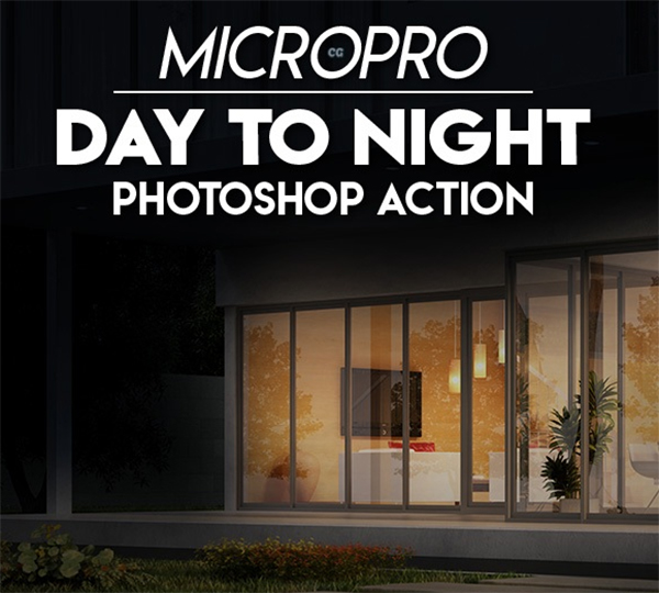 MicroPro Day to Night Photoshop Action MicroPro Day to Night Photoshop Action