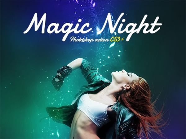 Magic Night Photoshop Action Magic Night Photoshop Action